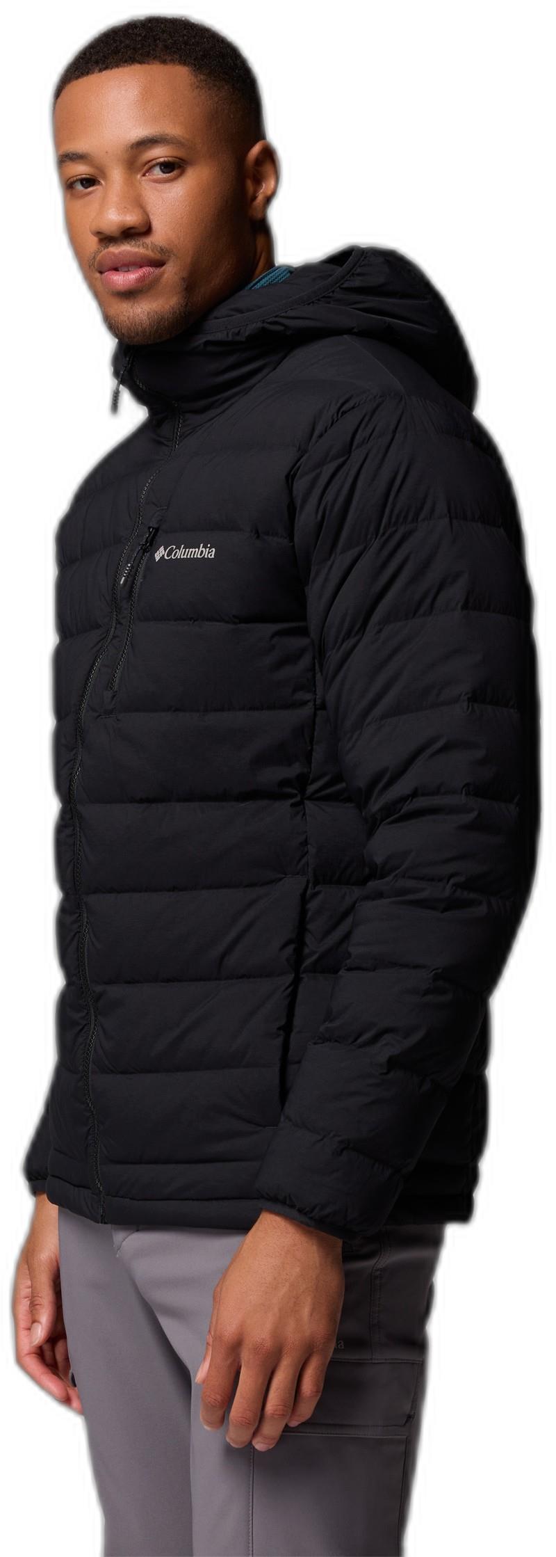 Drift Peak Stretch Down Hooded Jacket, Tall - Mens - black 1