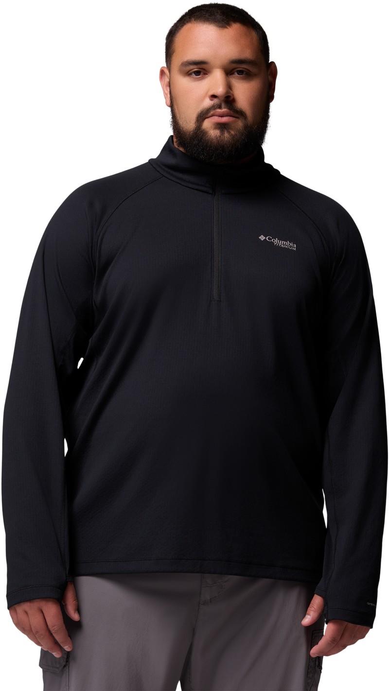 Driventure Half-Zip, Extended - Mens - black 1