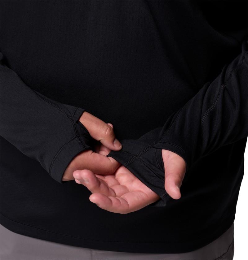 Driventure Half-Zip, Extended - Mens - black 1