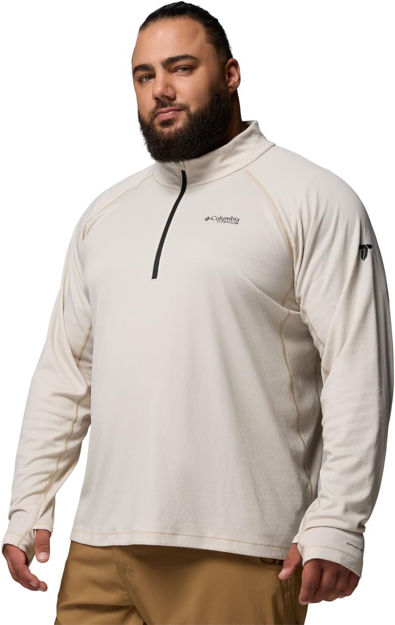Driventure Half-Zip, Extended - Mens - dark stone 1