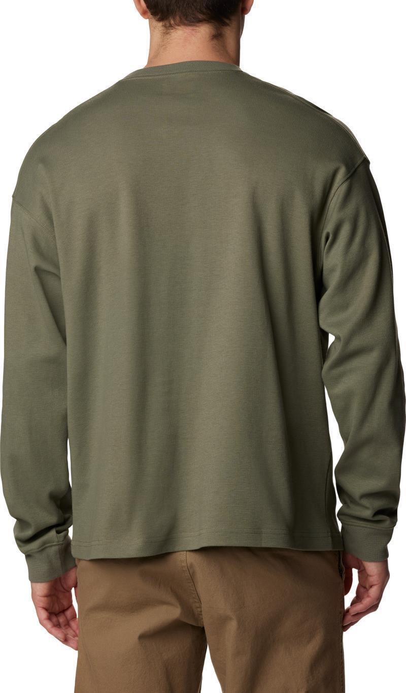Duxbery Relaxed LS Tee - Mens - Stone Green / Overlander Graphic 2