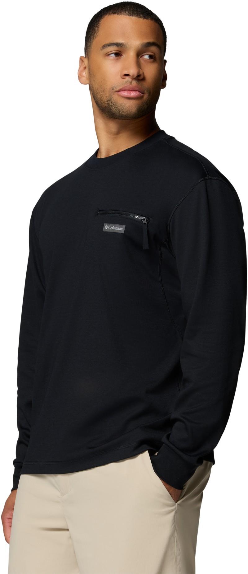 Echo Passage LS Crew - Mens - black 1