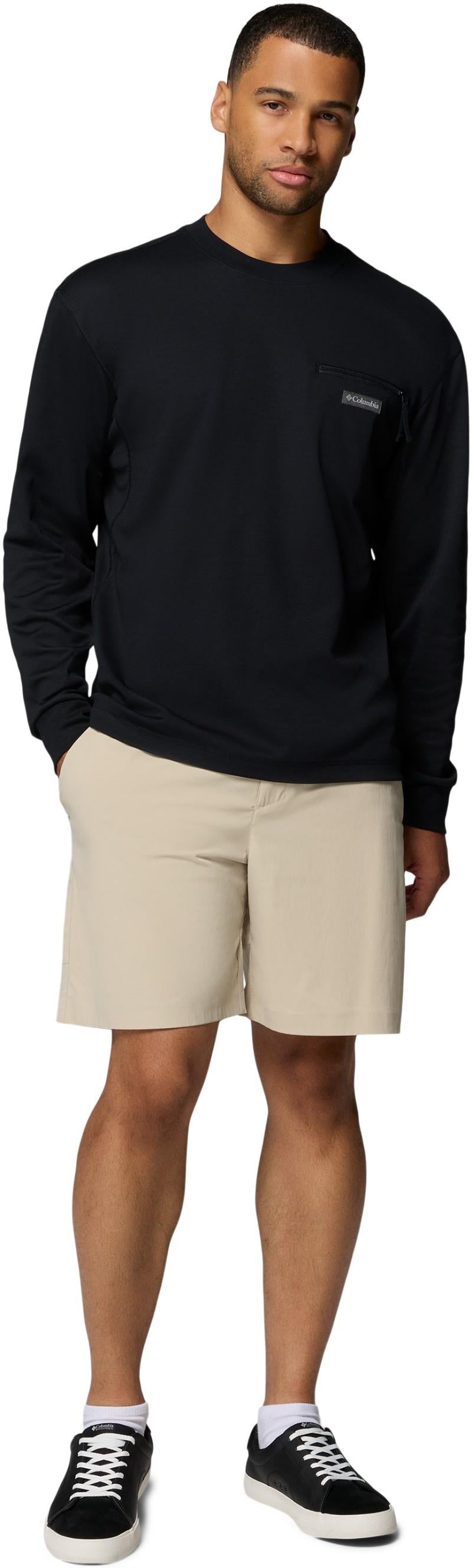 Echo Passage LS Crew - Mens - black 1