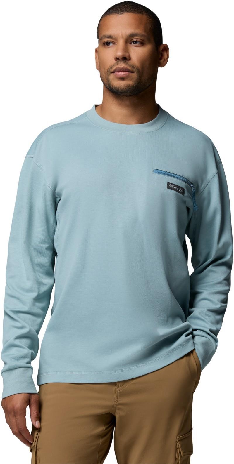 Echo Passage LS Crew - Mens - crushed blue 1