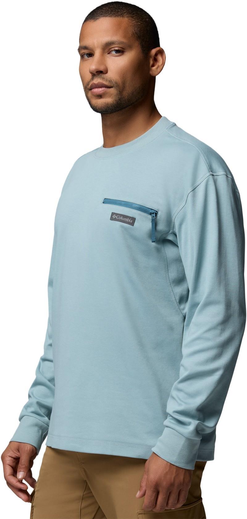 Echo Passage LS Crew - Mens - crushed blue 1