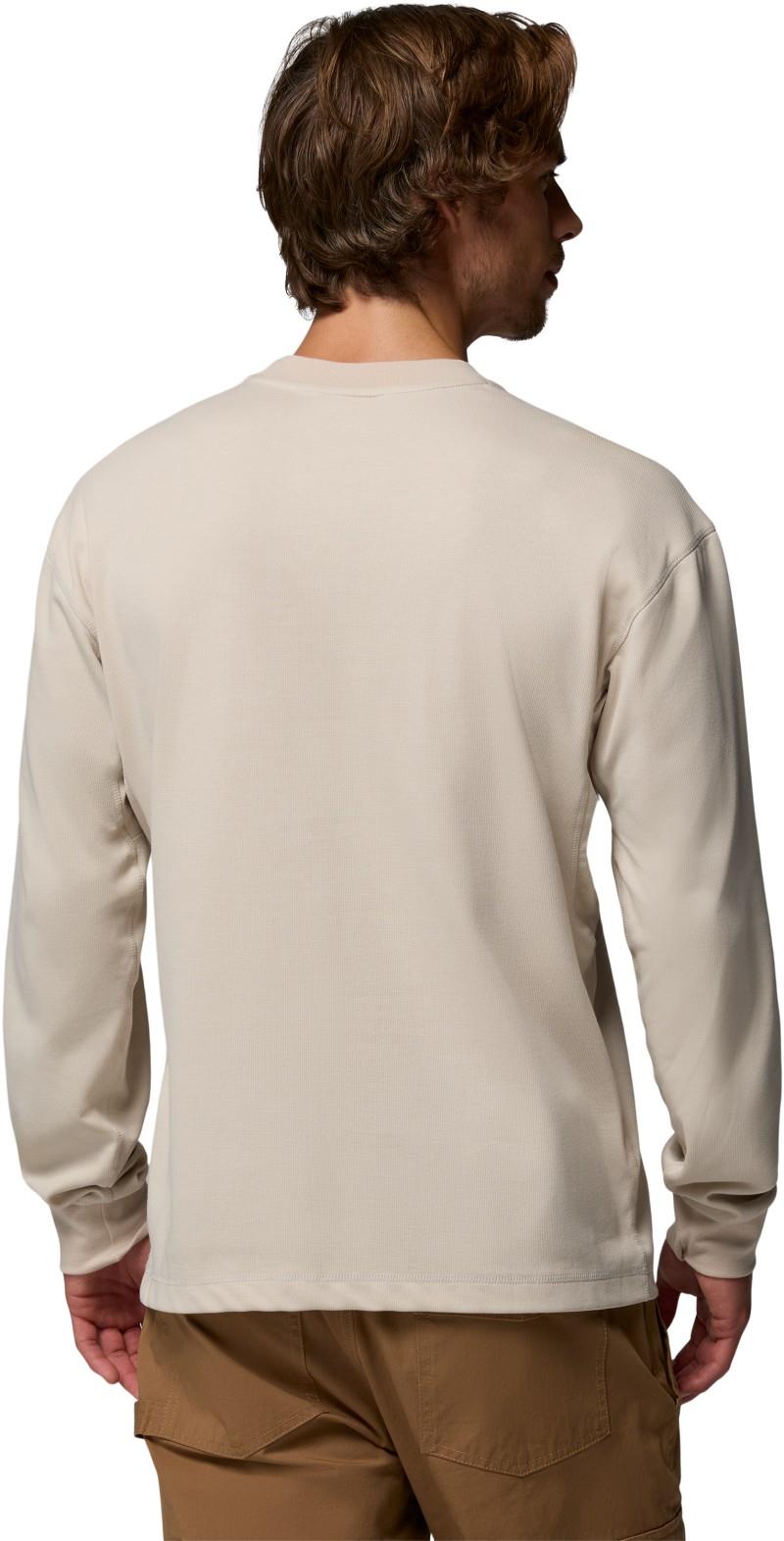 Echo Passage LS Crew - Mens - dark stone 1