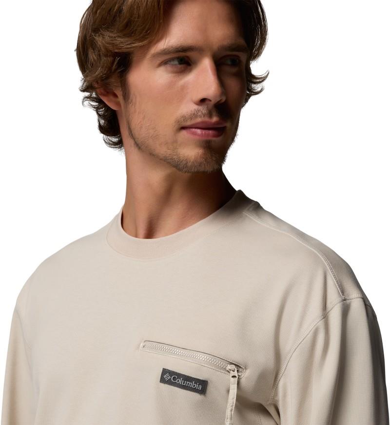Echo Passage LS Crew - Mens - dark stone 1