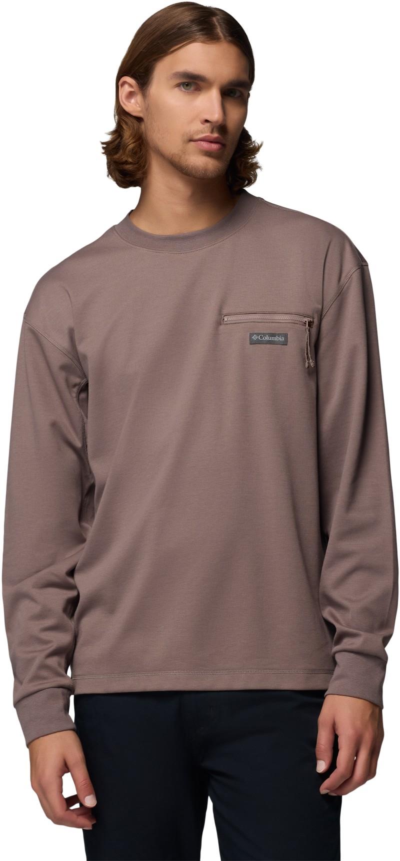 Echo Passage LS Crew - Mens - iron 1