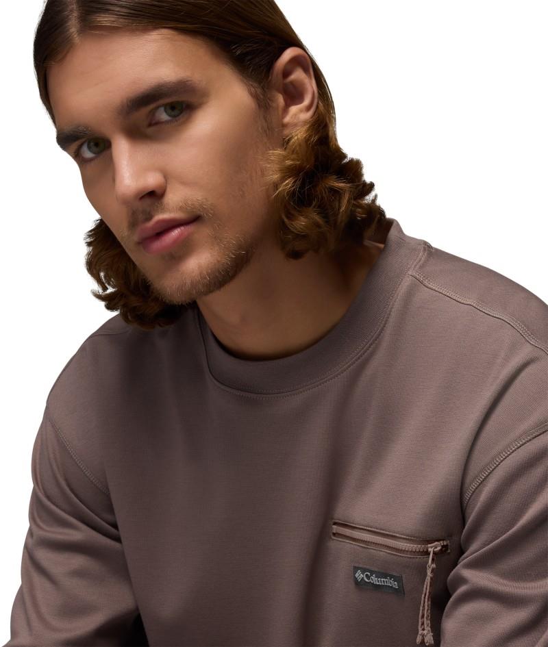 Echo Passage LS Crew - Mens - iron 1