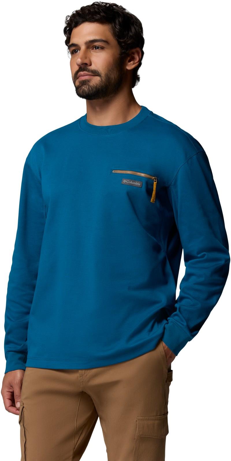 Echo Passage LS Crew - Mens - phoenix blue 1