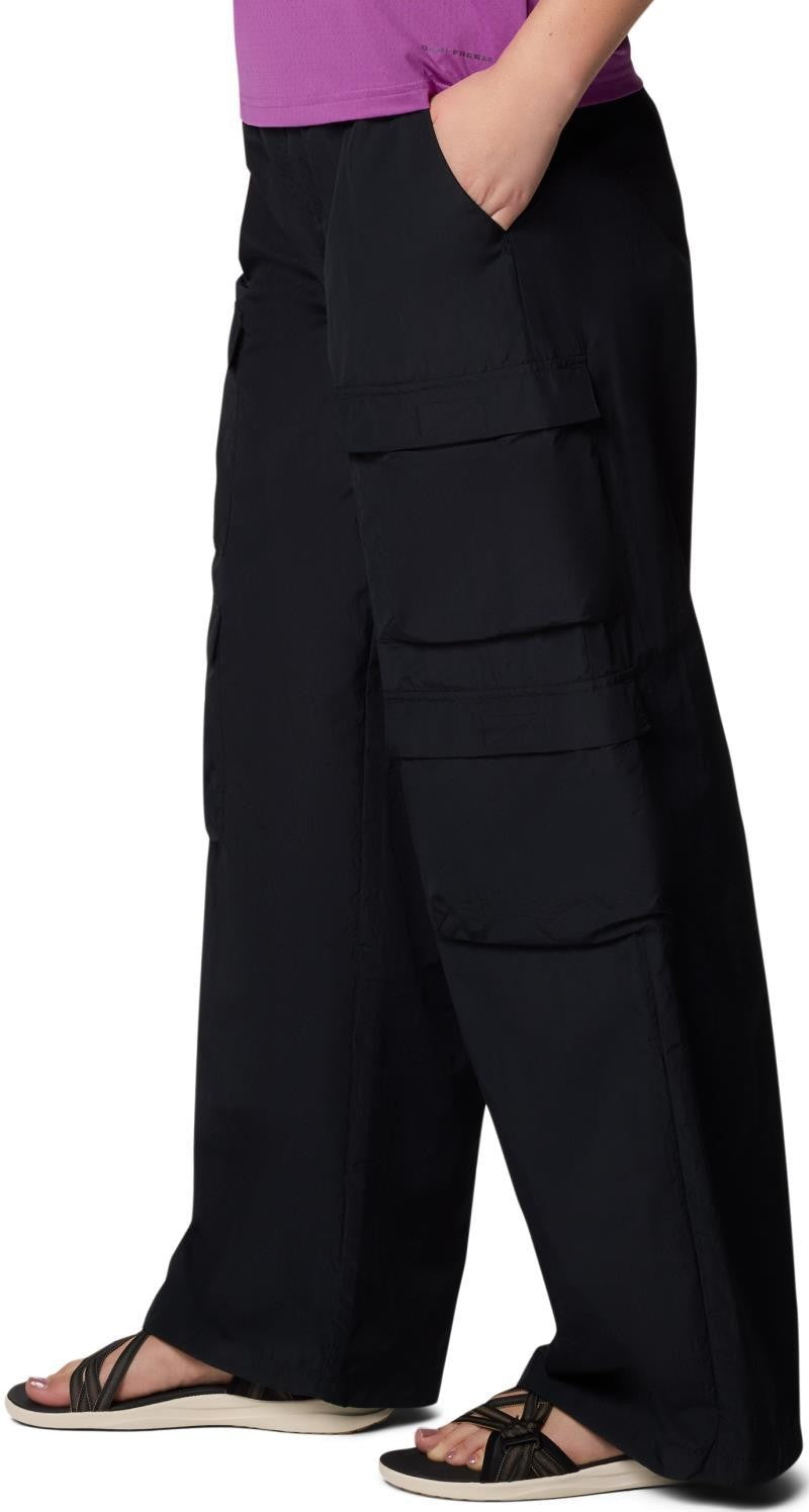 Elevated View Parachute Pants, Long - Womens - black 1
