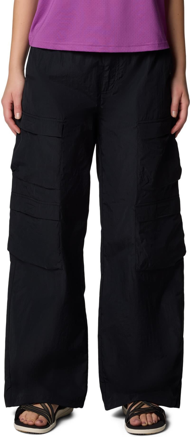Elevated View Parachute Pants, Reg - Womens - black 1