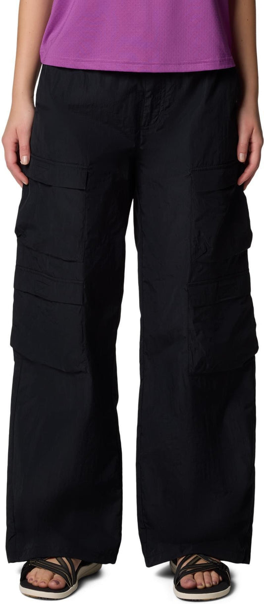 Elevated View Parachute Pants, Reg - Womens - black 1