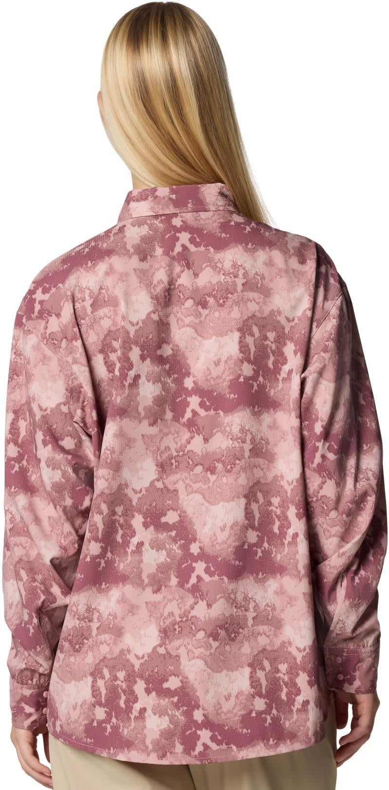Elevated View Utility LS - Womens - eraser pink deco camo 1