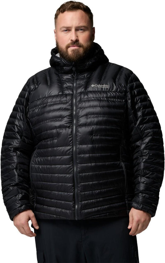 Endevour Mountain Down Hooded Jacket, Extended - Mens - black 1