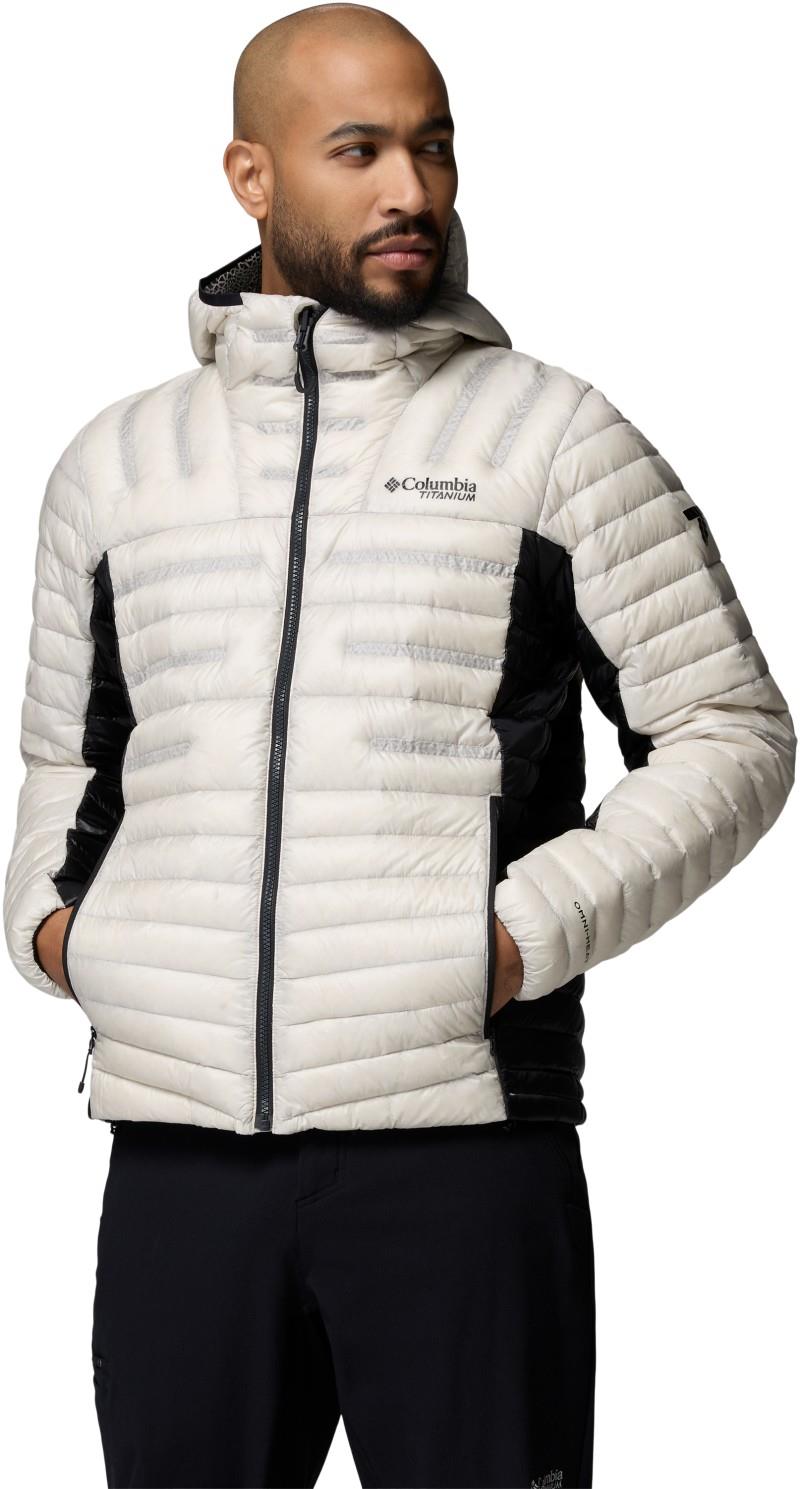 Endevour Mountain Down Hooded Jacket - Mens - dark stone / black 1