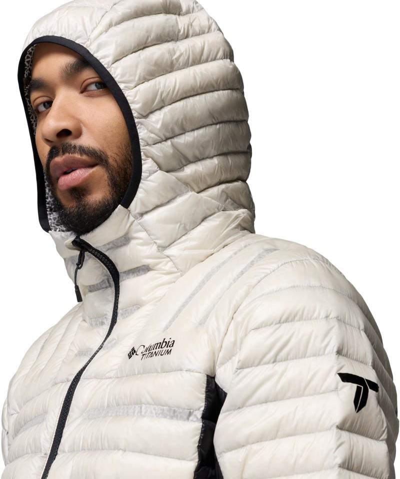 Endevour Mountain Down Hooded Jacket - Mens - dark stone / black 1