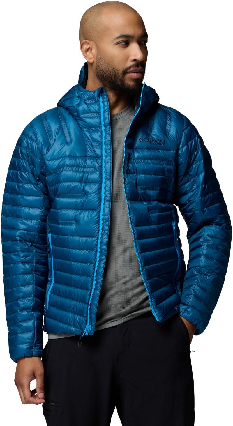Endevour Mountain Down Hooded Jacket - Mens - phoenix blue 1