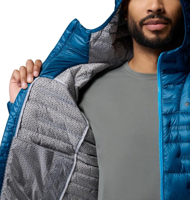 Endevour Mountain Down Hooded Jacket - Mens - phoenix blue 1