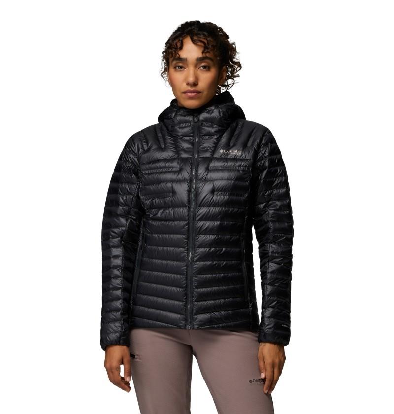 Endevour Mountain Down Hooded Jacket - Womens - black 1
