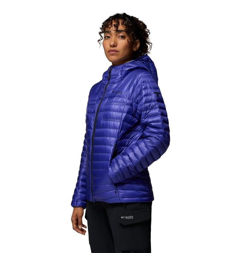 Endevour Mountain Down Hooded Jacket - Womens - purple quartz 1