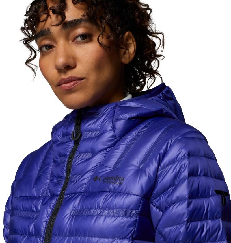 Endevour Mountain Down Hooded Jacket - Womens - purple quartz 1