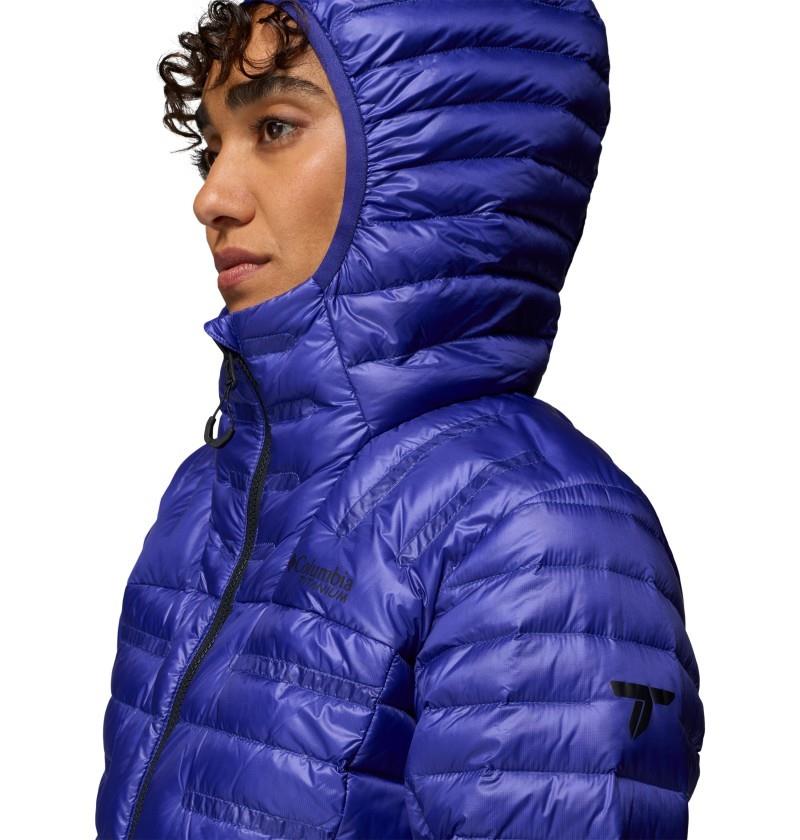 Endevour Mountain Down Hooded Jacket - Womens - purple quartz 1