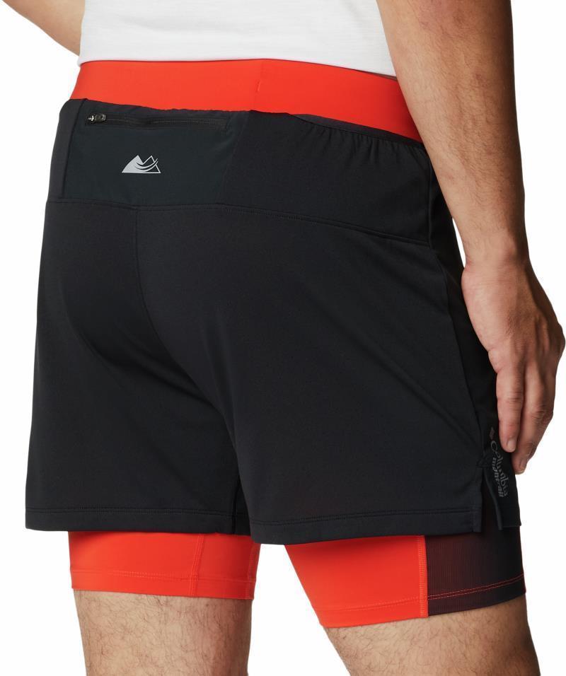 Endless Trail 2In1 Shorts, 7" Inseam - Mens - black / spicy 1