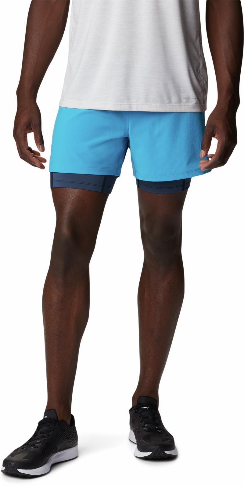Endless Trail 2In1 Shorts, 7" Inseam - Mens - collegiate navy / ocean blue 1