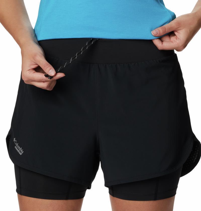 Endless Trail 2n1 Shorts, 5" Inseam - Womens - black 1