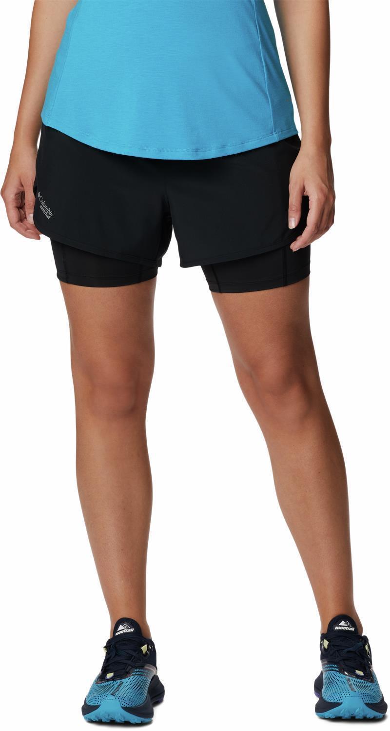 Endless Trail 2n1 Shorts, 5" Inseam - Womens - black 1