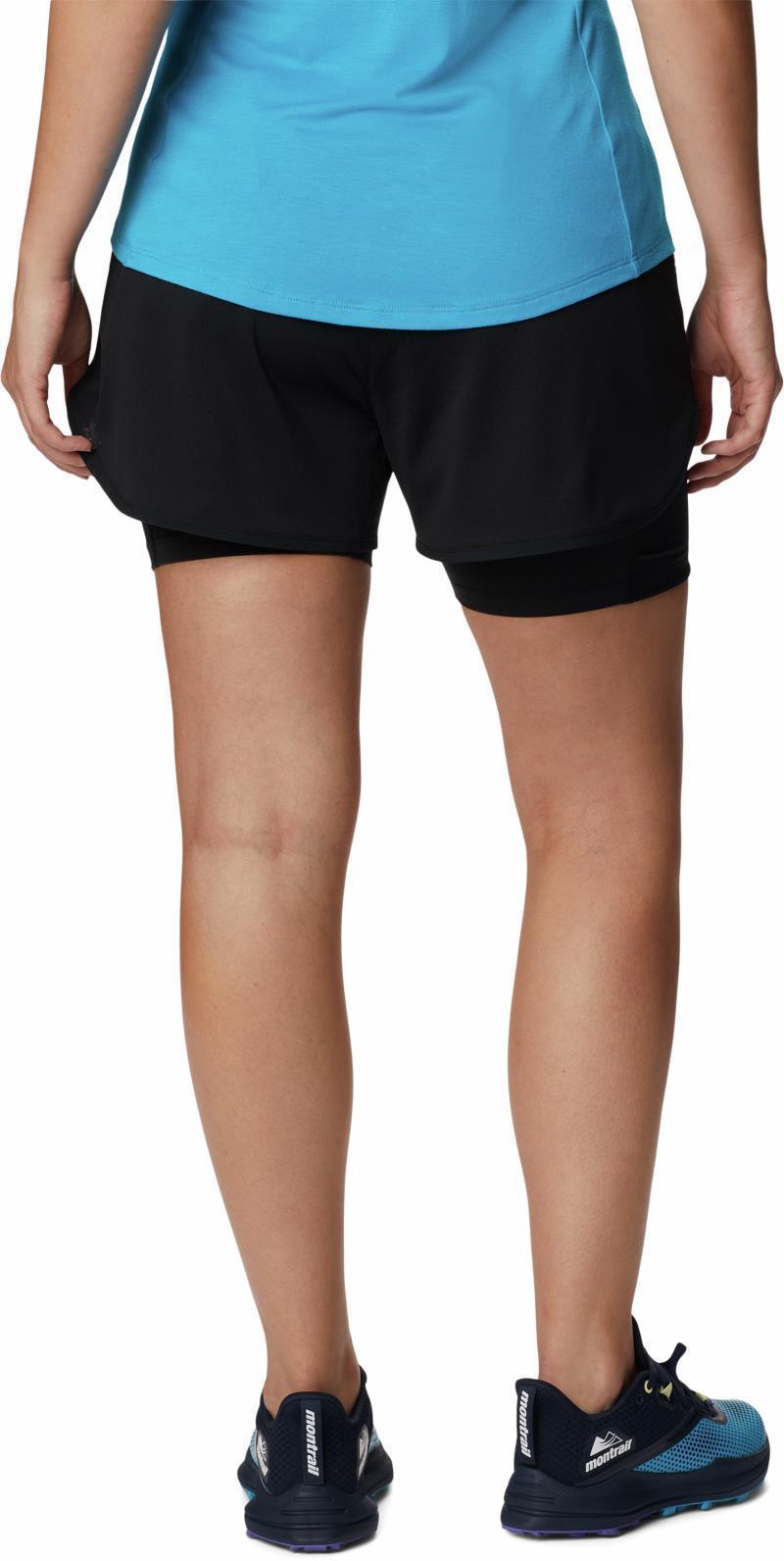 Endless Trail 2n1 Shorts, 5" Inseam - Womens - black 1