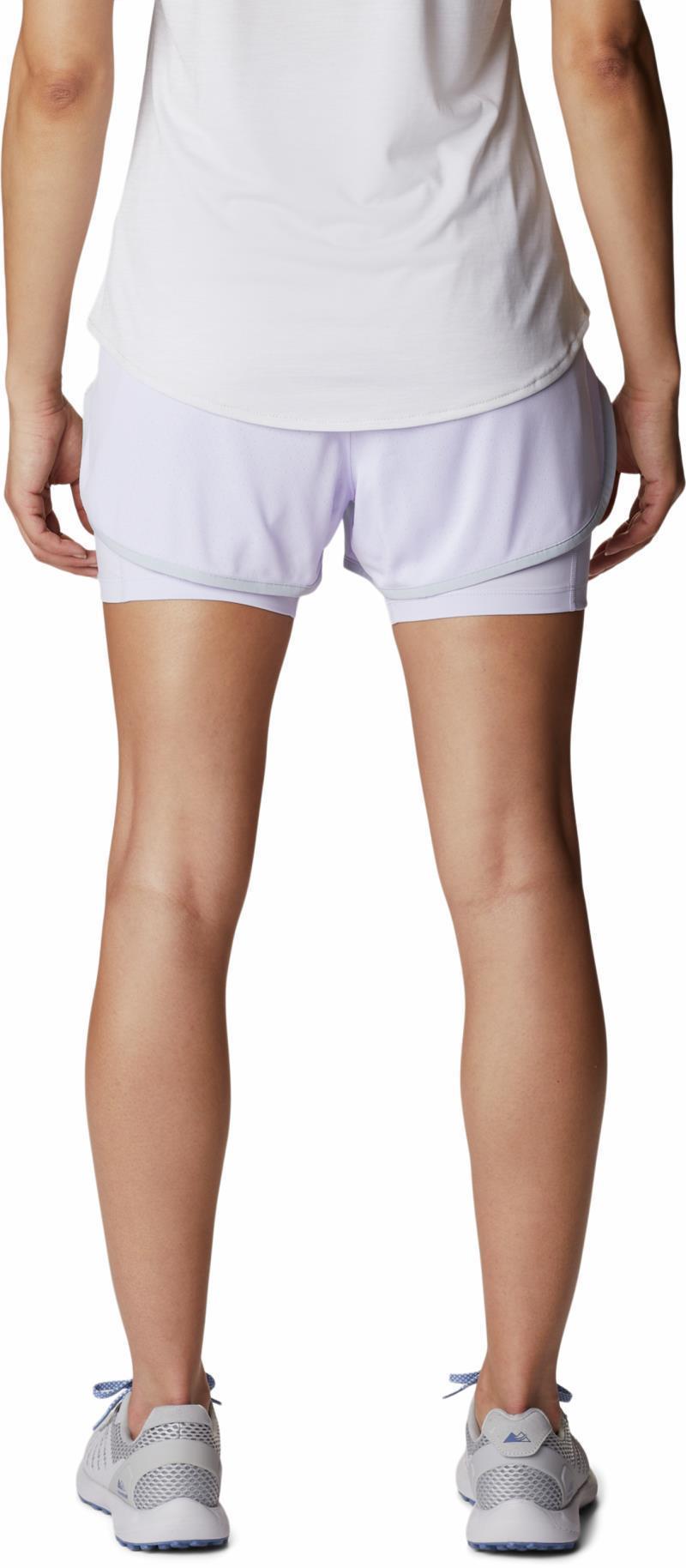 Endless Trail 2n1 Shorts, 5" Inseam - Womens - cirrus grey / purple tint 1