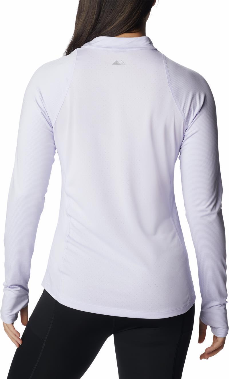 Endless Trail Half Zip Mesh LS - Womens - Purple Tint 2