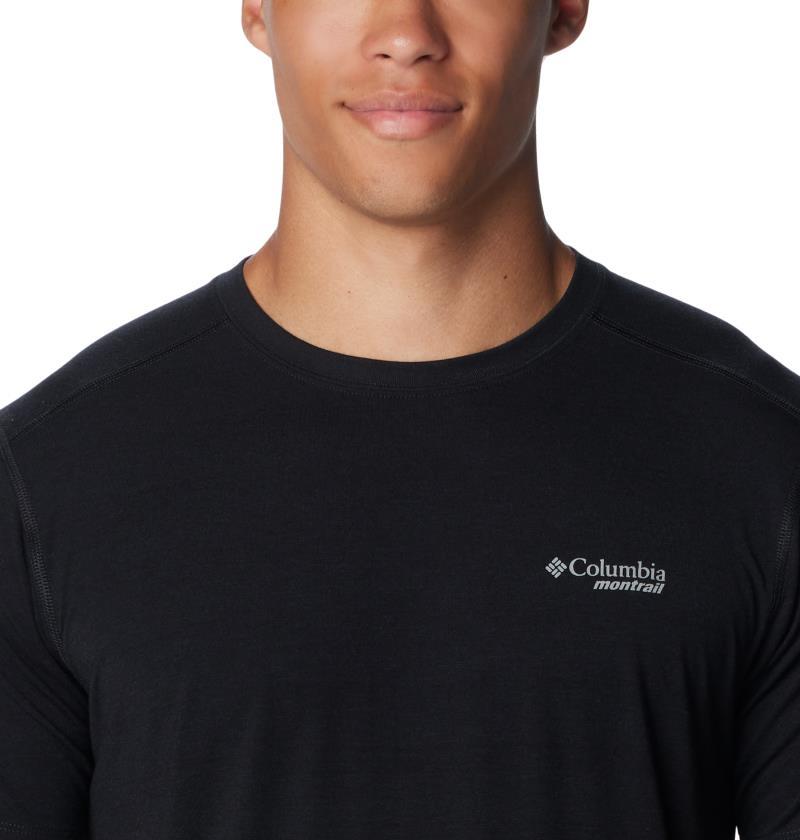 Endless Trail Running Tech Tee - Mens - Black / Pale Blue Montrail Graphic 3