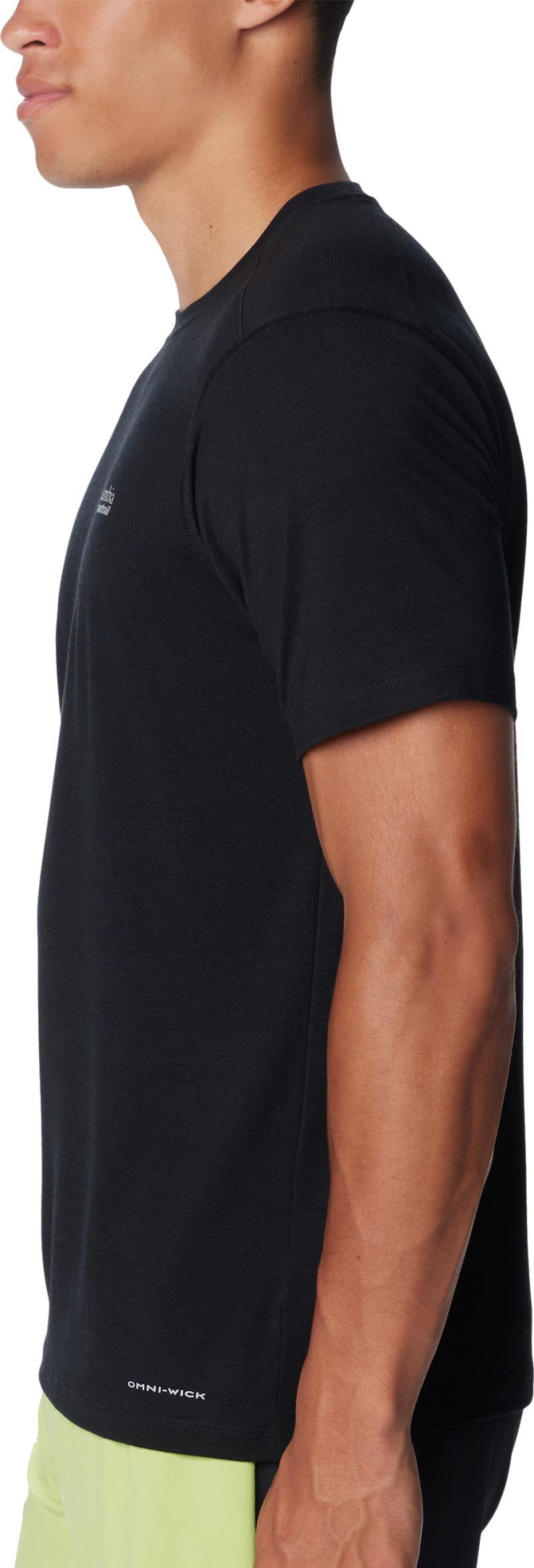 Endless Trail Running Tech Tee - Mens - Black / Pale Blue Montrail Graphic 5