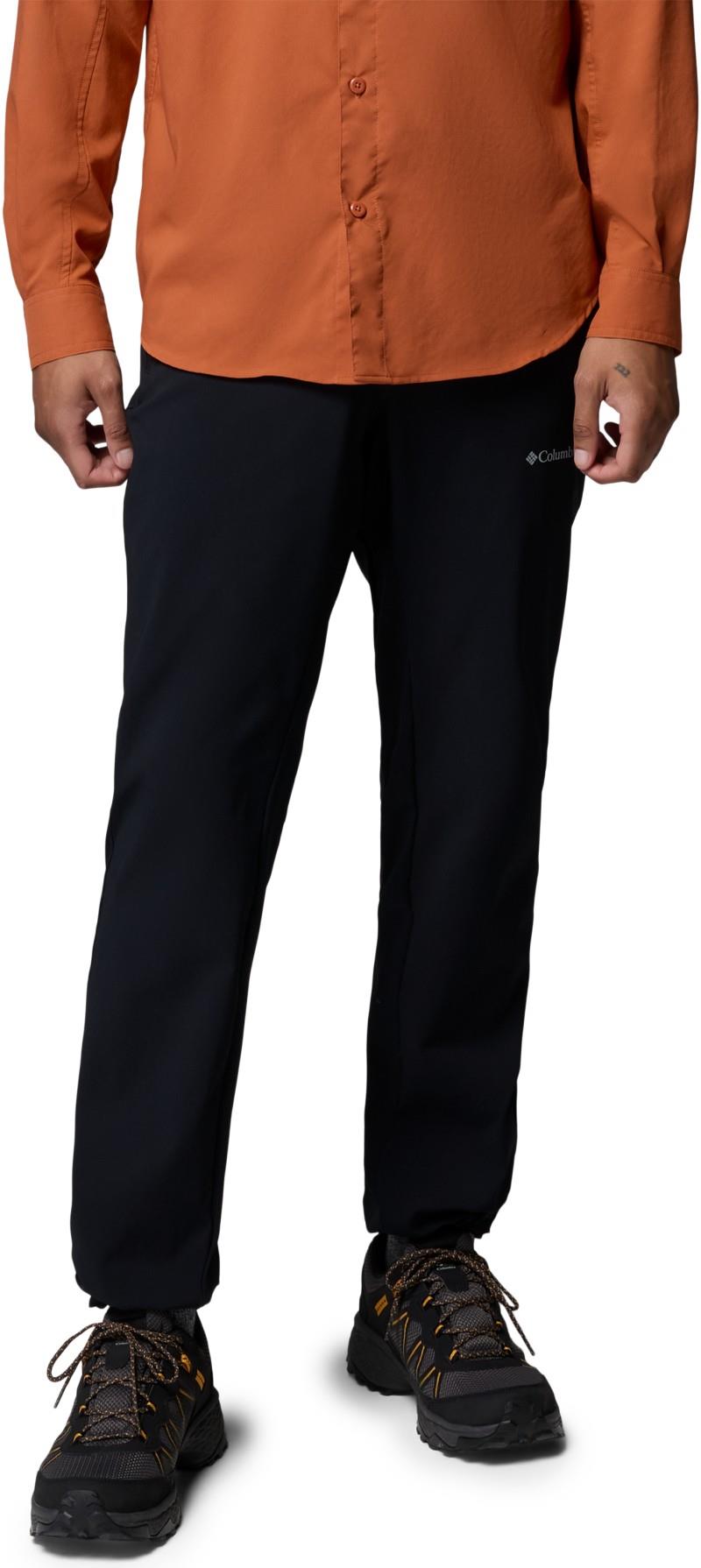 Essential Hike Brushed Back Pants, Long - Mens - black 1