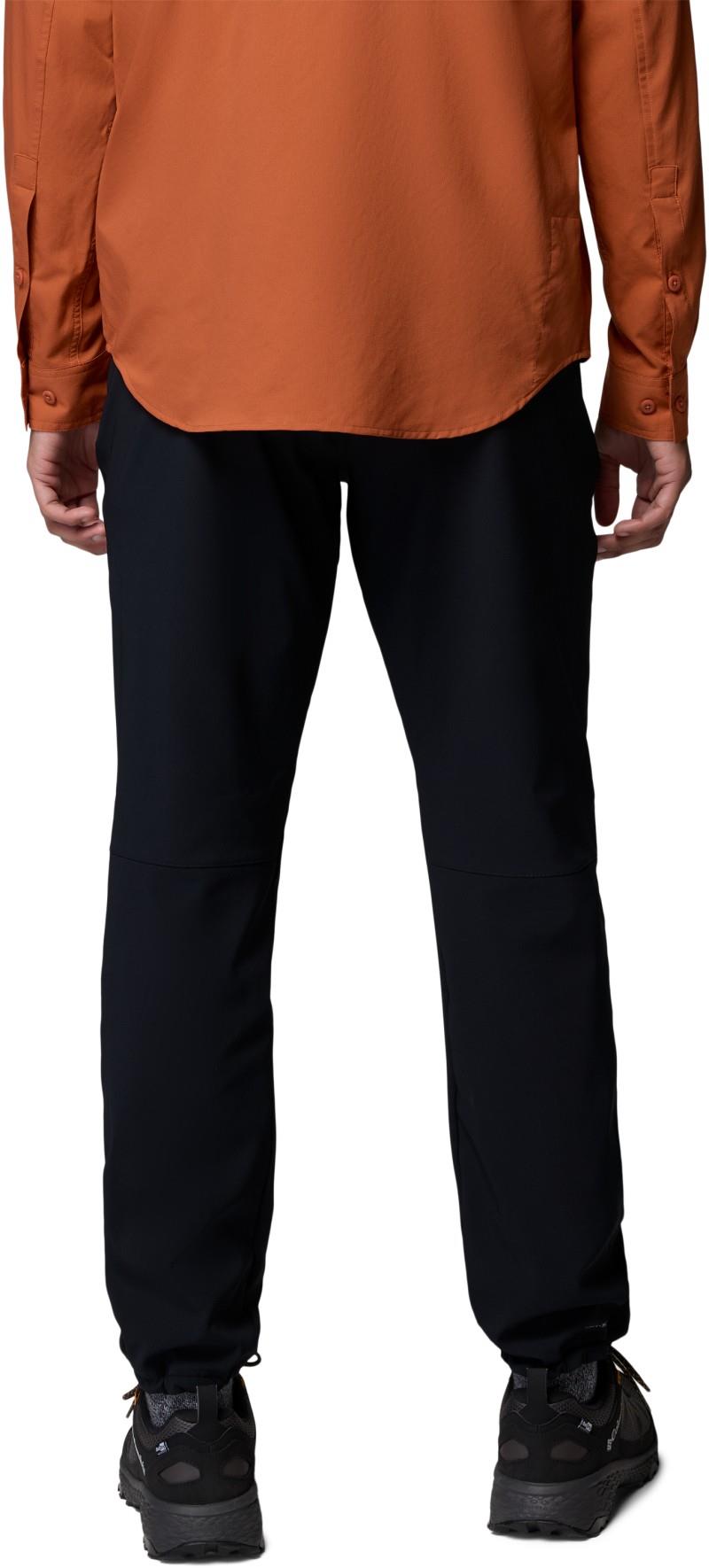 Essential Hike Brushed Back Pants, Long - Mens - black 1