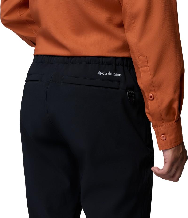 Essential Hike Brushed Back Pants, Long - Mens - black 1