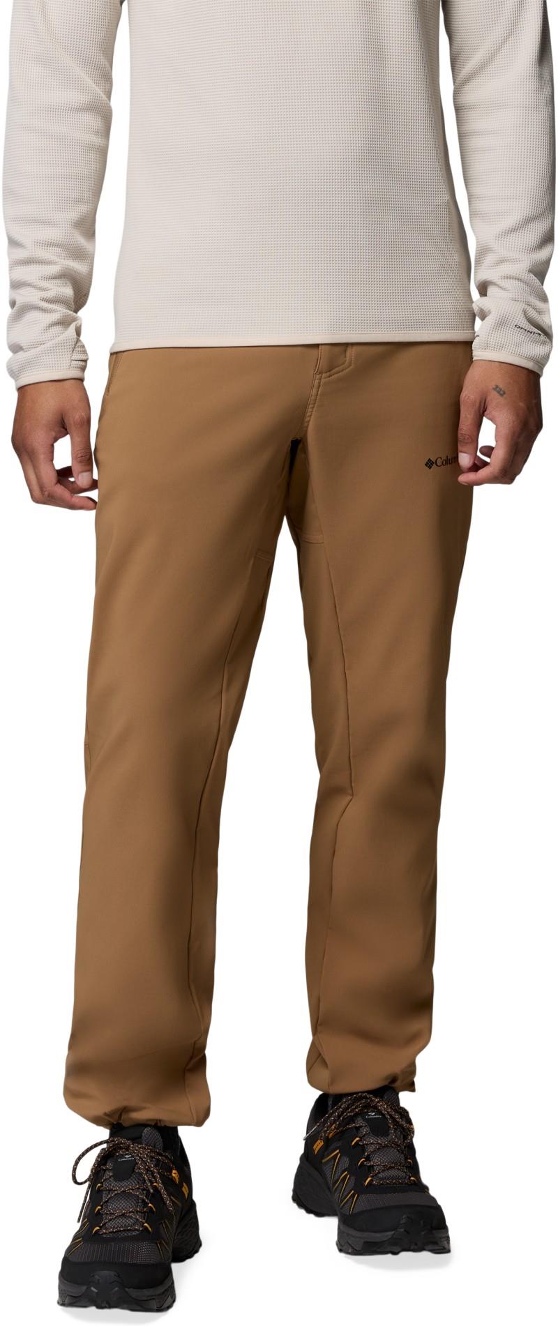 Essential Hike Brushed Back Pants, Long - Mens - delta 1