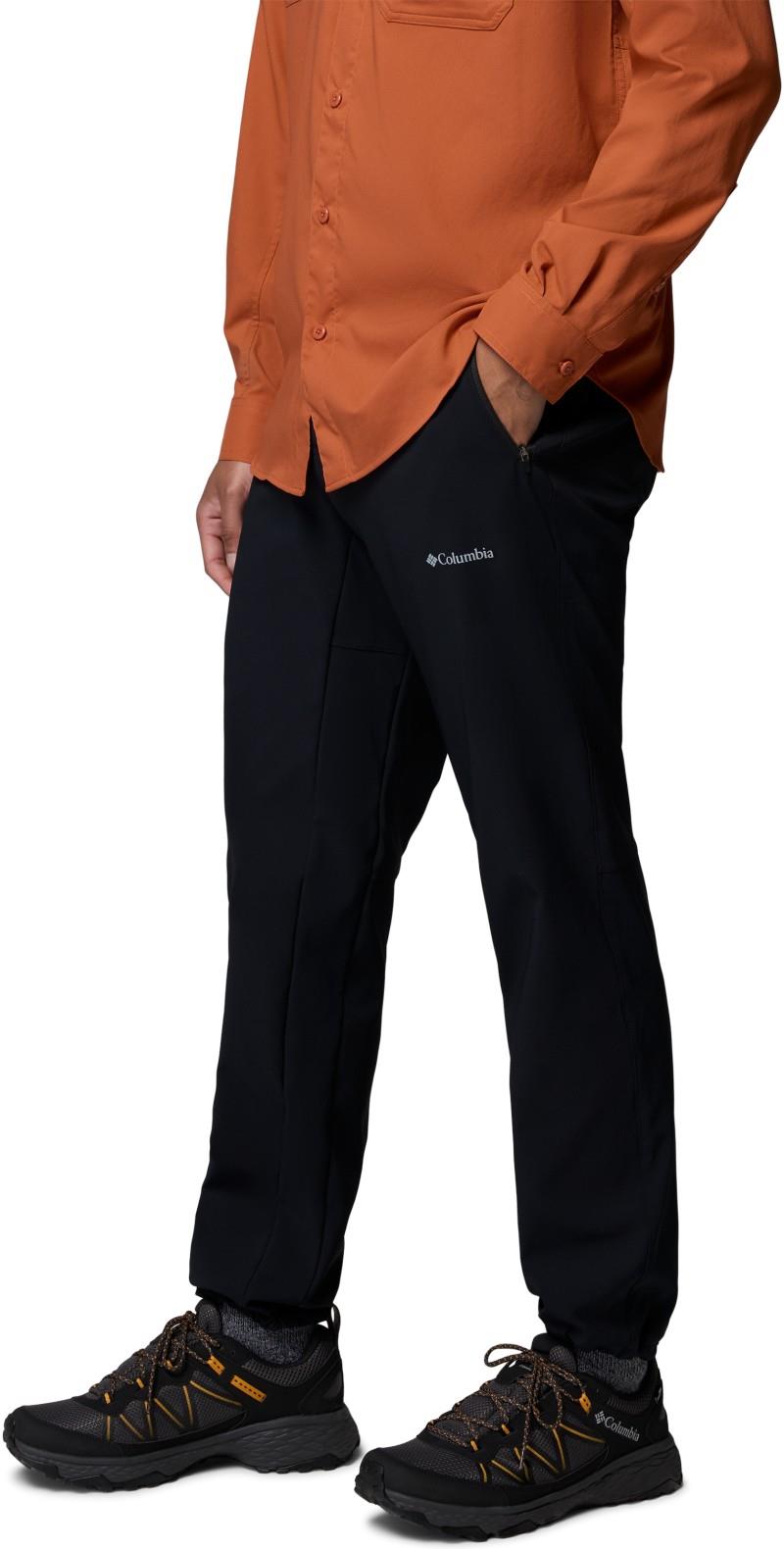 Essential Hike Brushed Back Pants, Reg - Mens - black 1