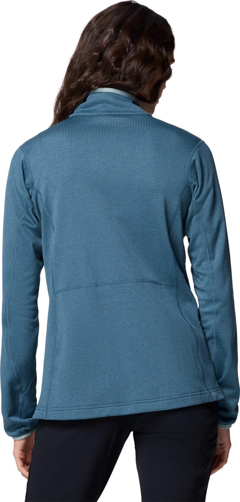 Essential Hike Grid Fleece Half-Zip - Womens - everblue / crushed blue 1