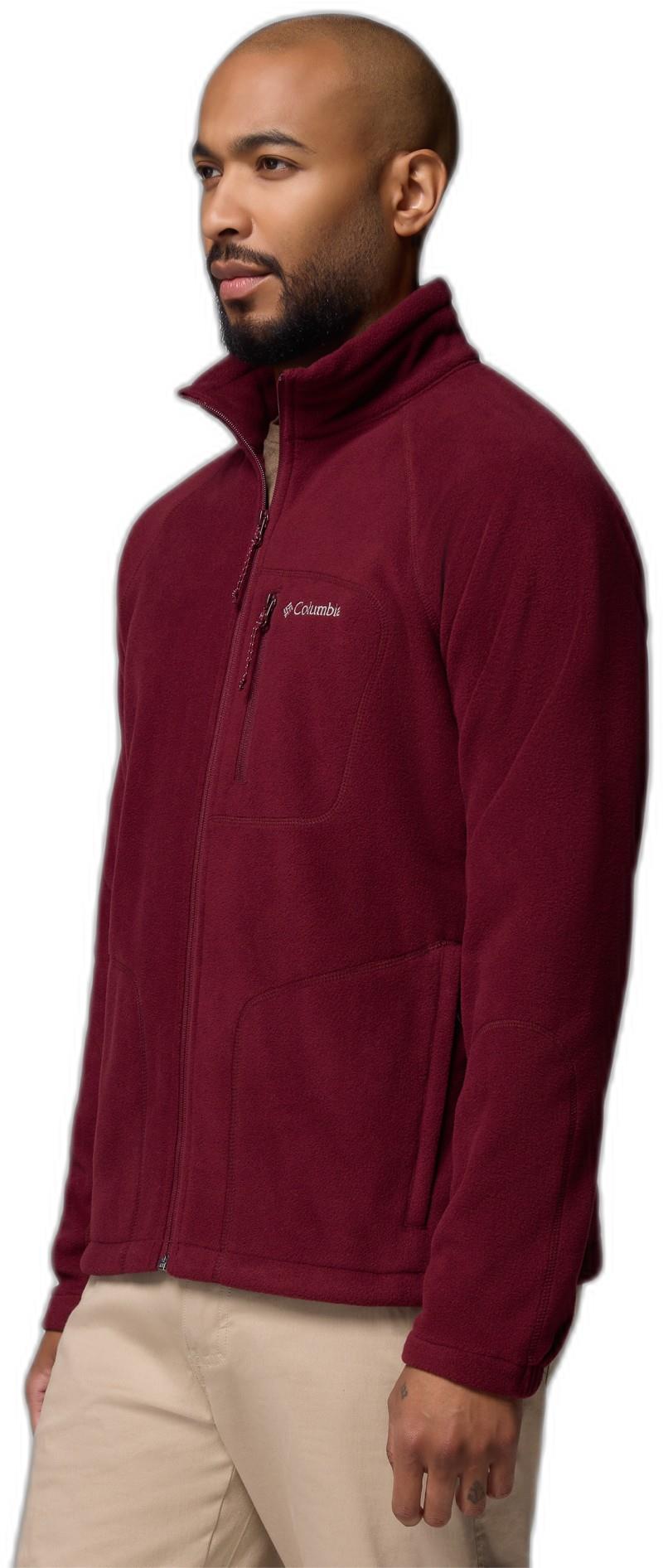 Fast Trek II Full-Zip Fleece, Tall - Mens - rich wine 1
