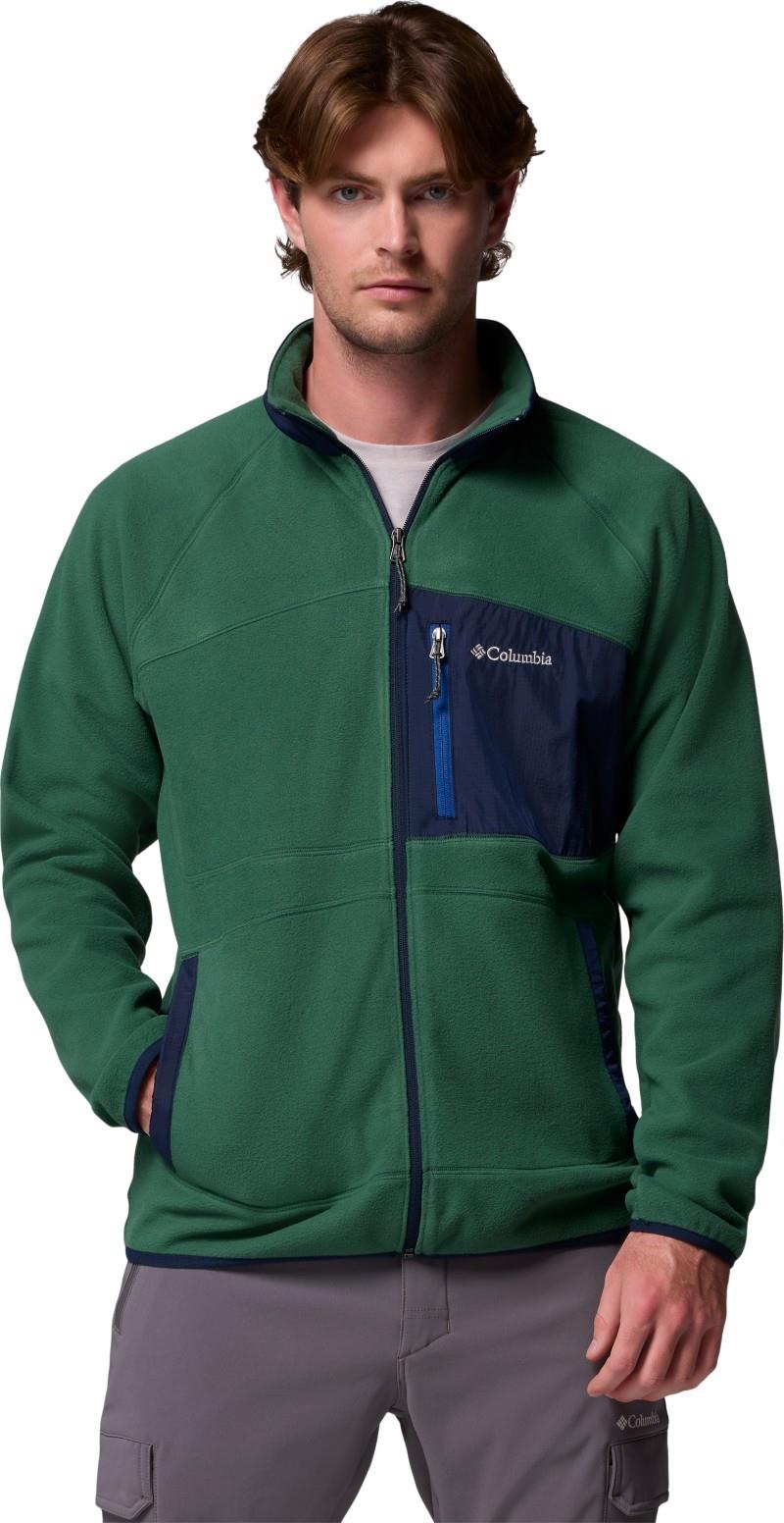 Fast Trek Overlay Full-Zip, Extended - Mens - rain forest / collegiate navy 1