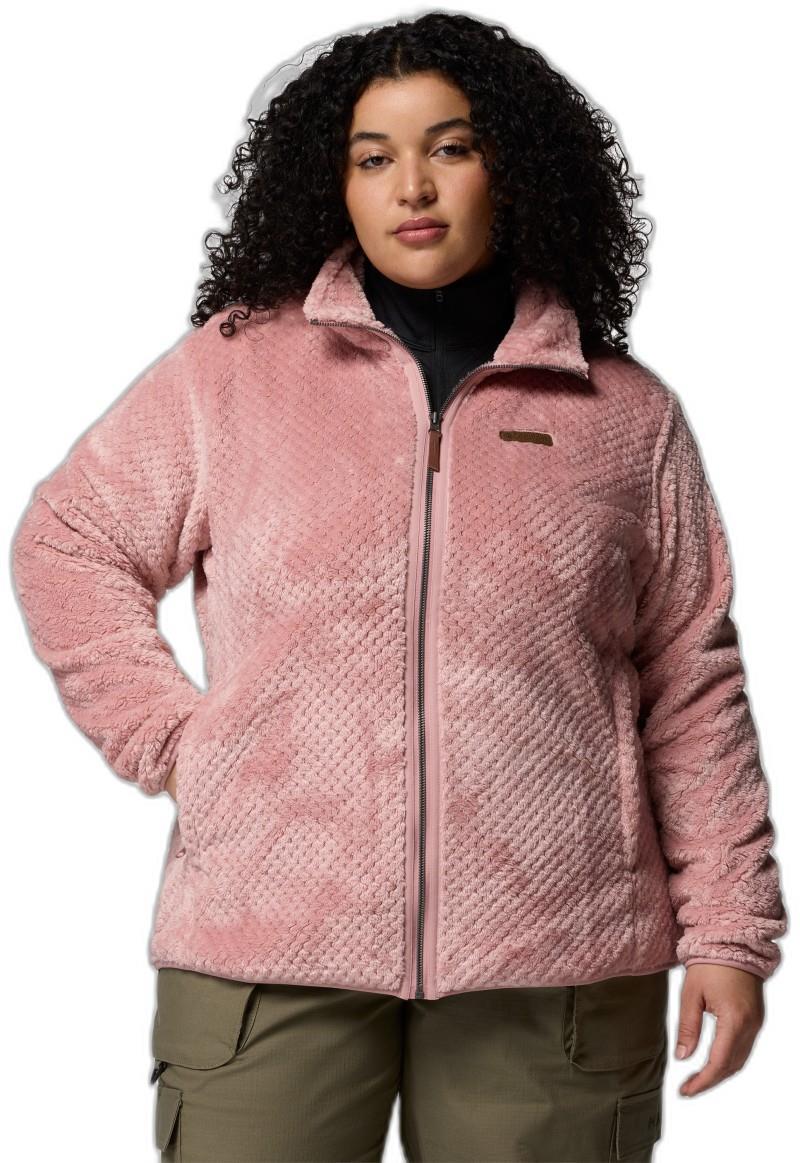 Fire Side II Sherpa Full-Zip, Extended - Womens - eraser pink 1
