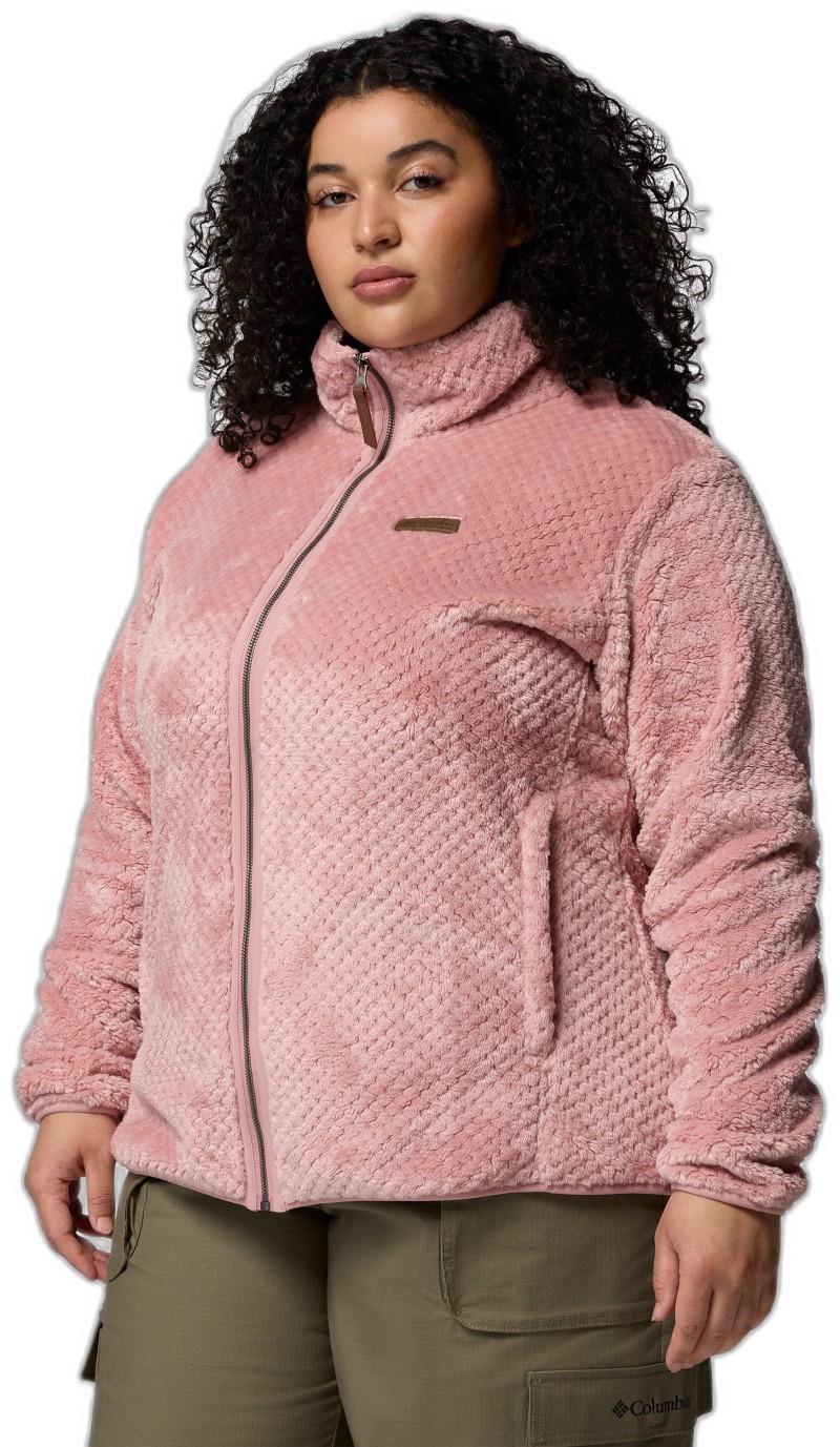 Fire Side II Sherpa Full-Zip, Extended - Womens - eraser pink 1
