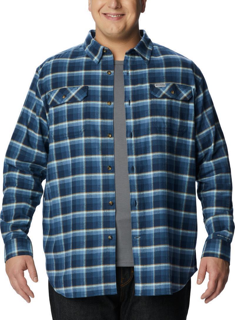 Flare Gun Stretch Flannel, Extended - Mens - Collegiate Navy Shadow Plaid 3