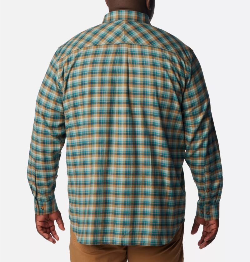 Flare Gun Stretch Flannel, Extended - Mens - Delta Gradient Check 1