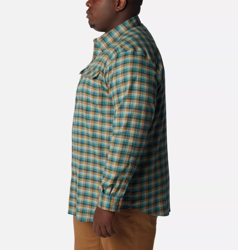 Flare Gun Stretch Flannel, Extended - Mens - Delta Gradient Check 2