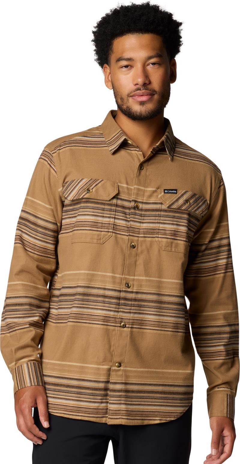 Flare Gun Stretch Flannel, Extended - Mens - Delta Vista Stripe 1
